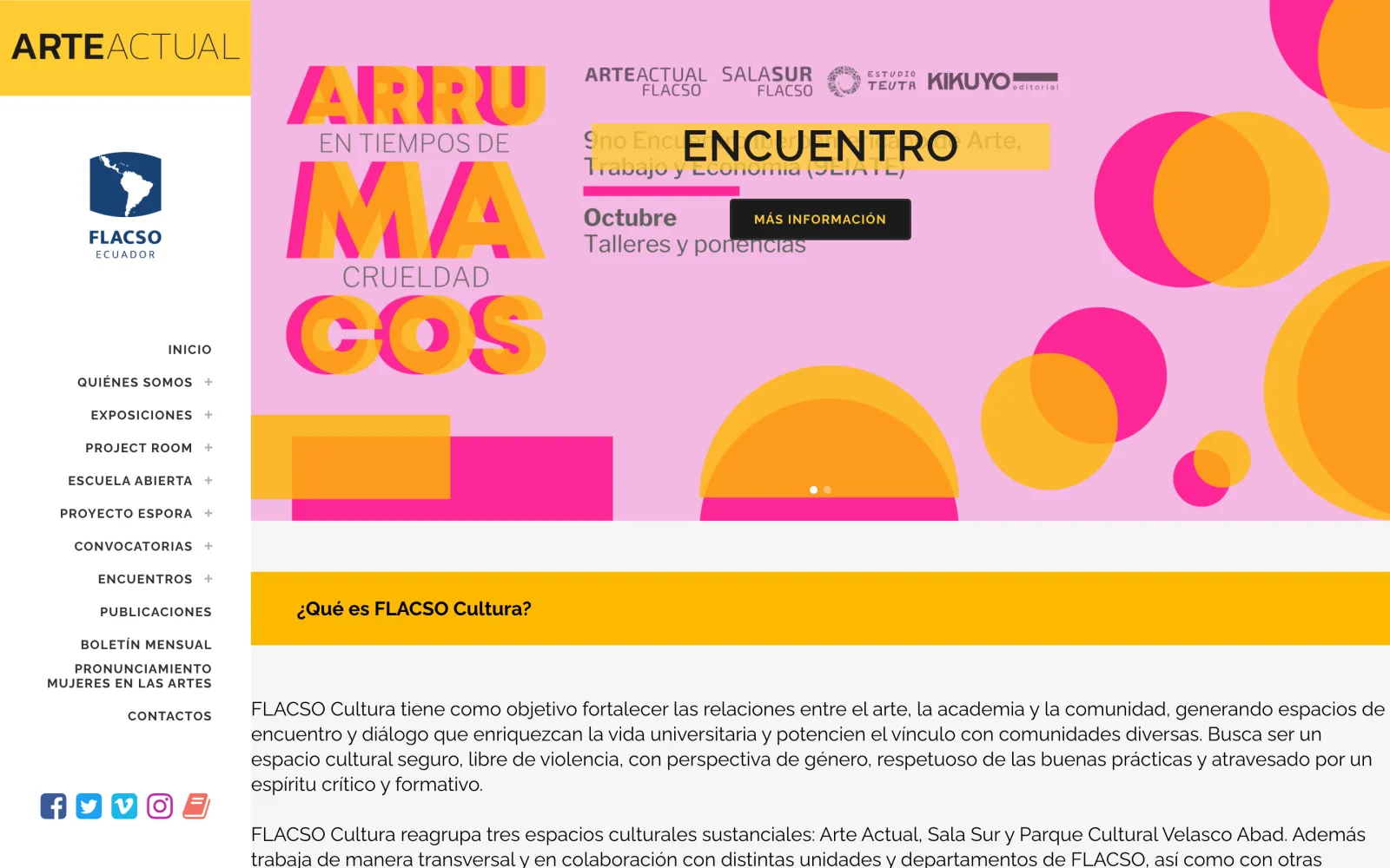 Arte Actual website